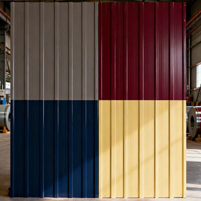 PPGI PPGL Φόρτωμα με χρώμα με απαλή επιφάνεια και σταθερό χρώμα