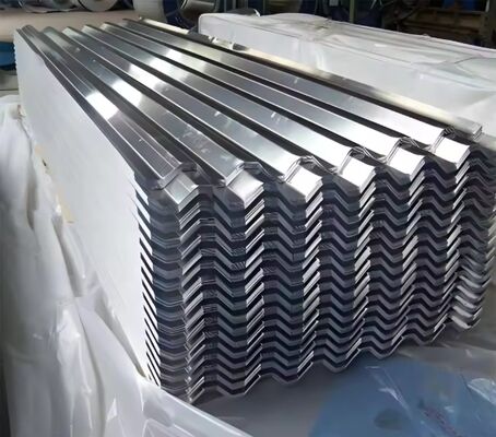 ASTM/DIN/EN/JIS Ζυγισμένο κυματοειδές φύλλο με επικάλυψη ψευδαργύρου Z30-Z40, πάχος 0,21-0,22 mm και πλήρης σκληρότητα